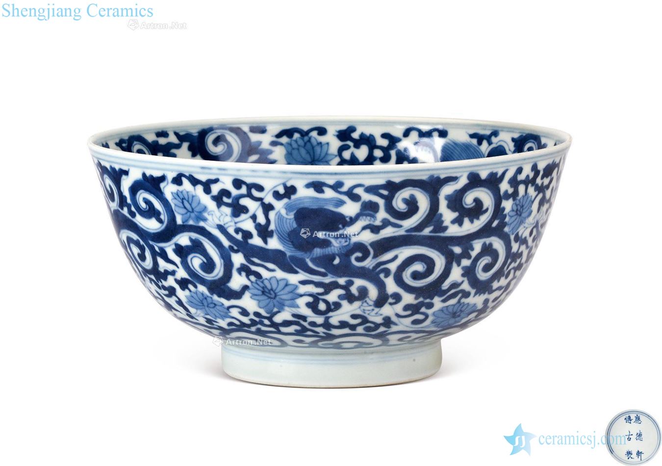 The qing emperor kangxi porcelain longnu bowl