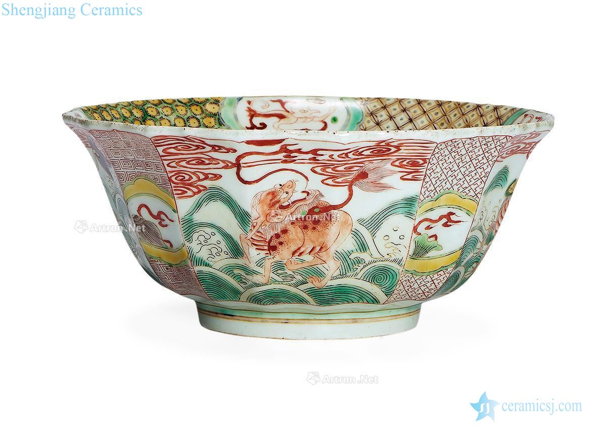 Clear colorful water benevolent kwai mouth big bowl