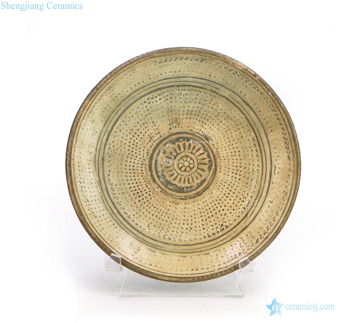 Koryo period (918-1392), celadon printing plate