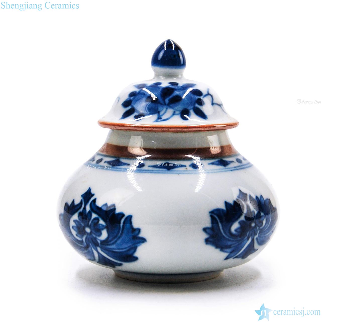 Qing dynasty blue and white POTS