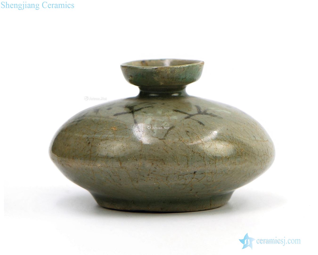 Chrysanthemum koryo period (918-1392), tang grass grain oil bottle