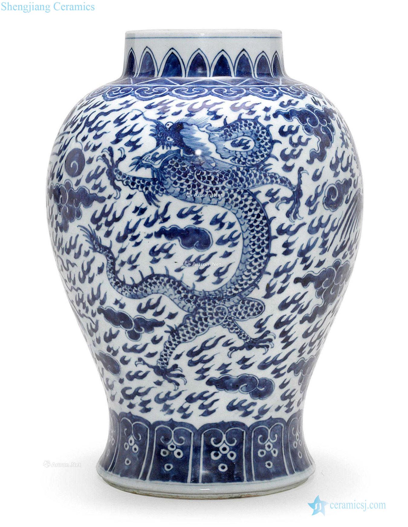 Qing dynasty in the 19th century Longfeng grain canister