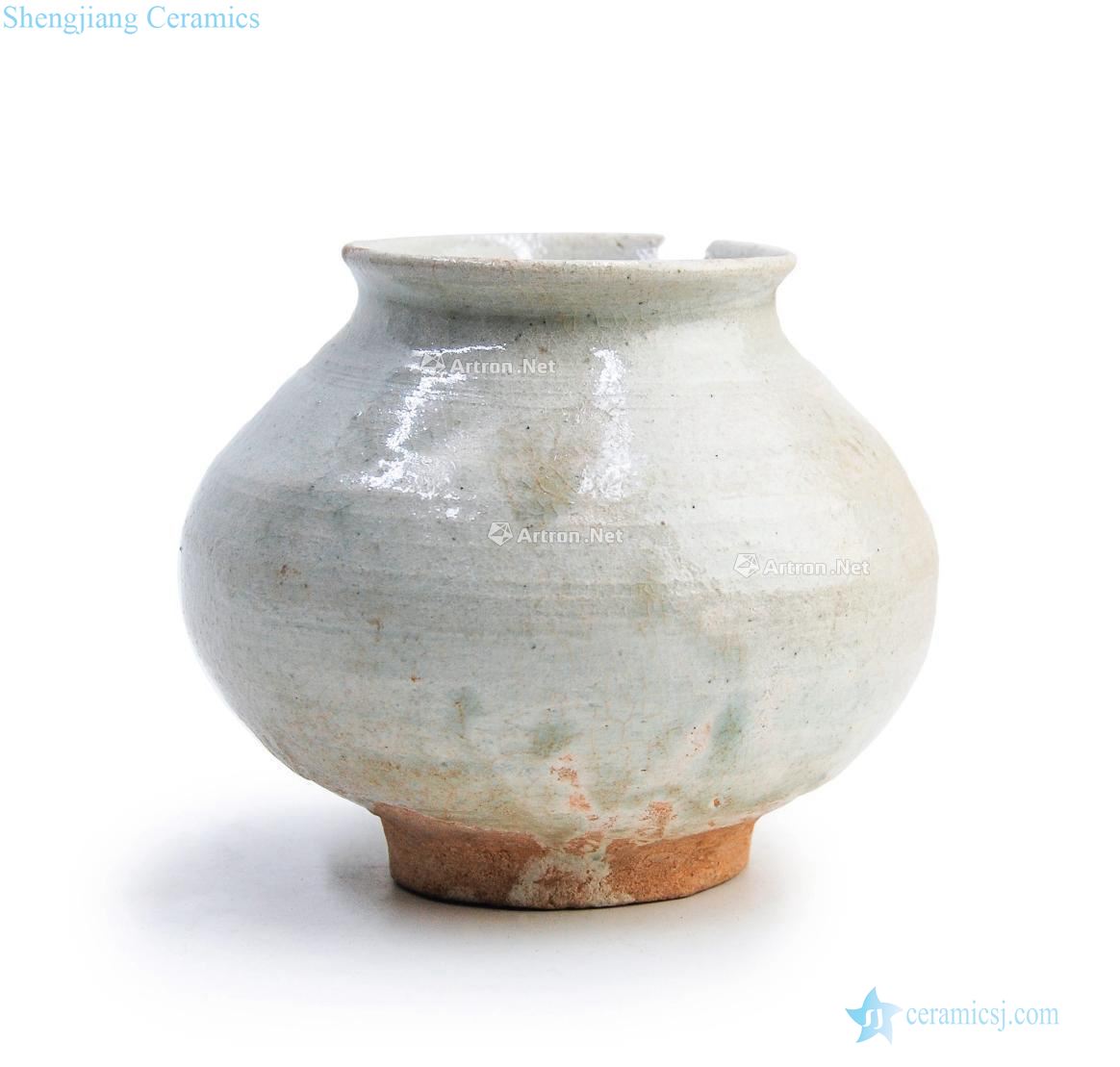 Koryo period (918-1392), white porcelain jar