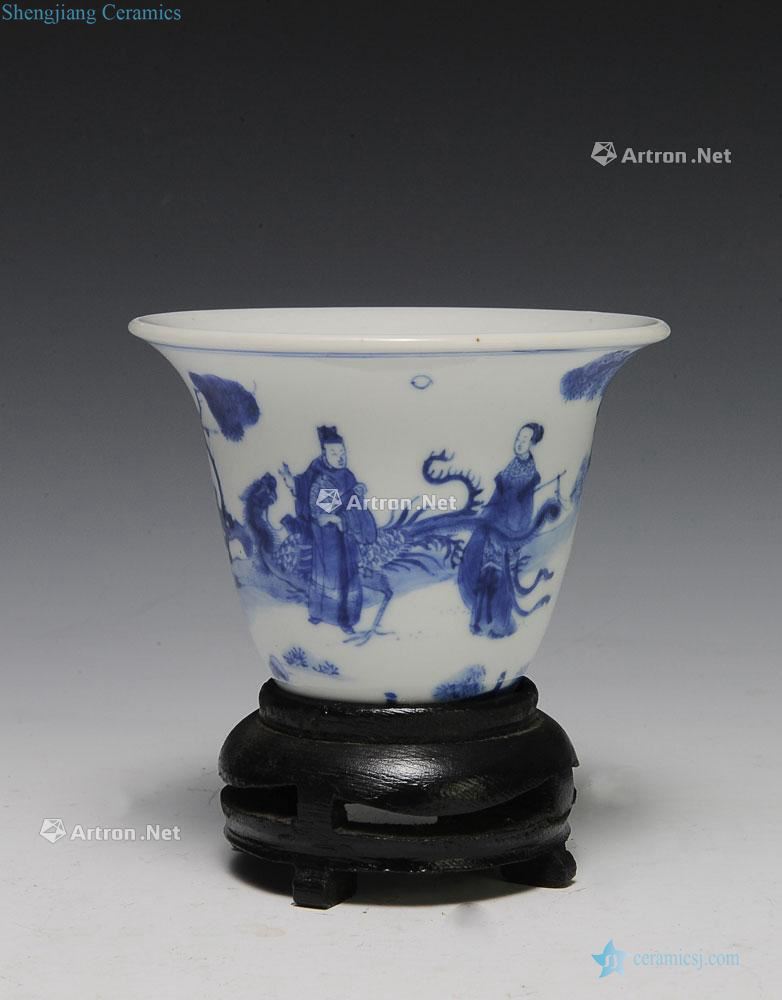 Chinese Porcelain Cup w/Stand, Kangxi Period