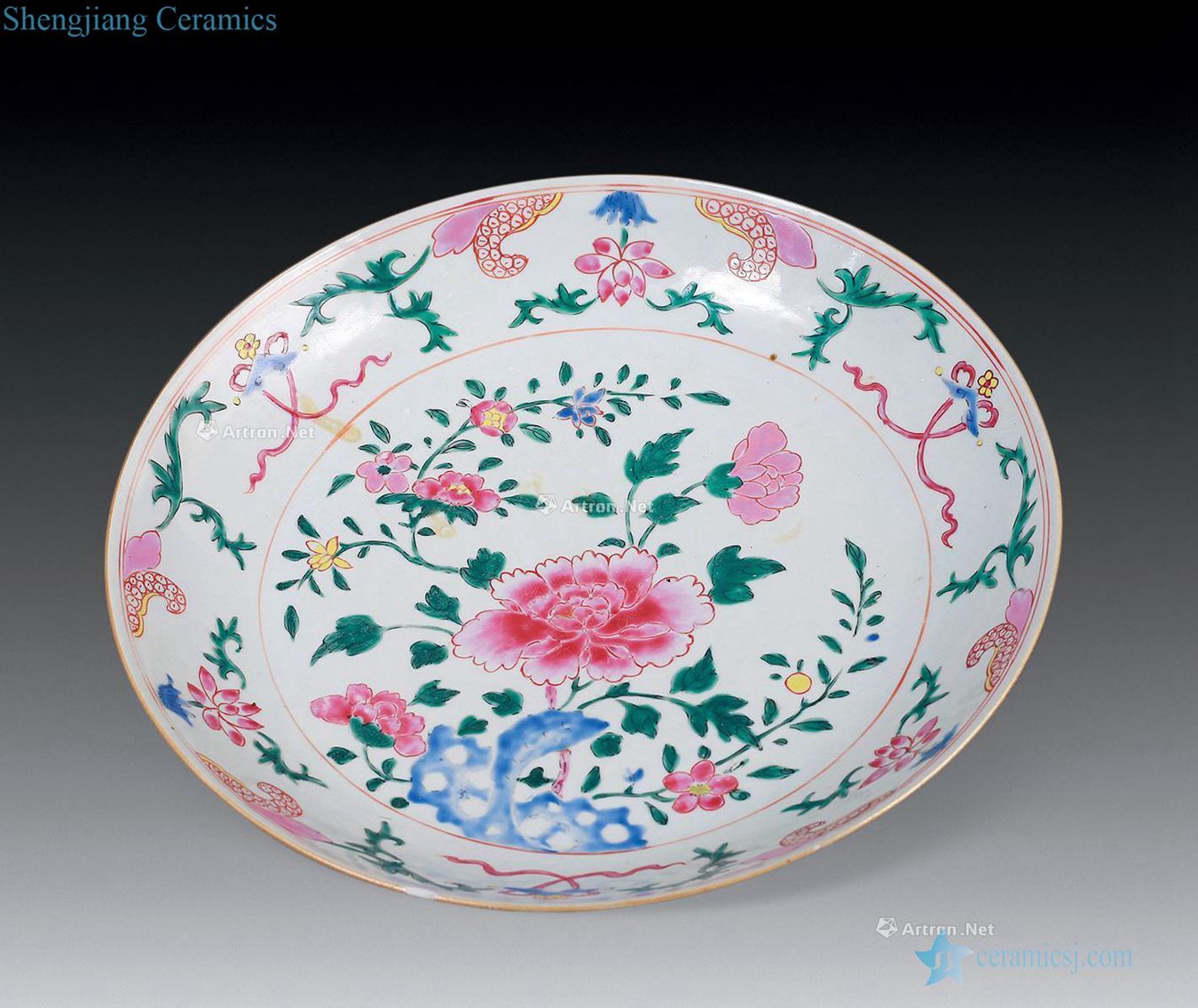 Early qing pastel flowers