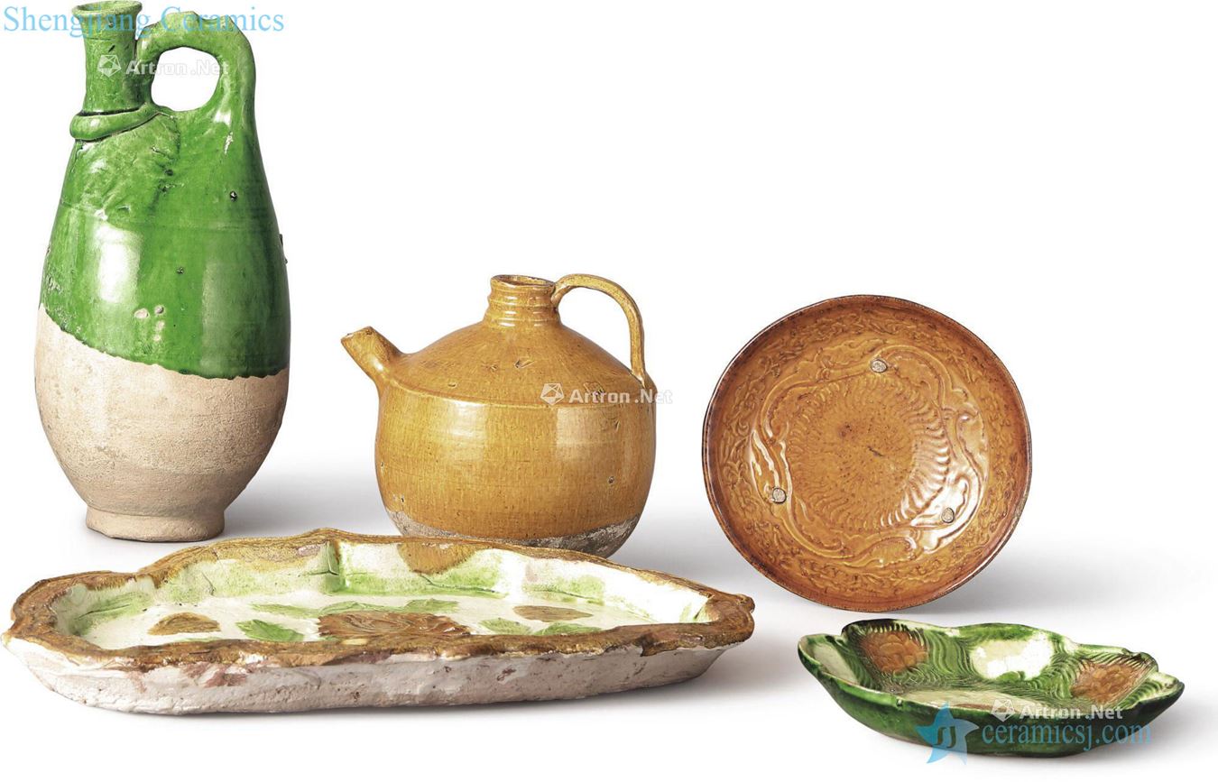 Liao glazed pottery (five)