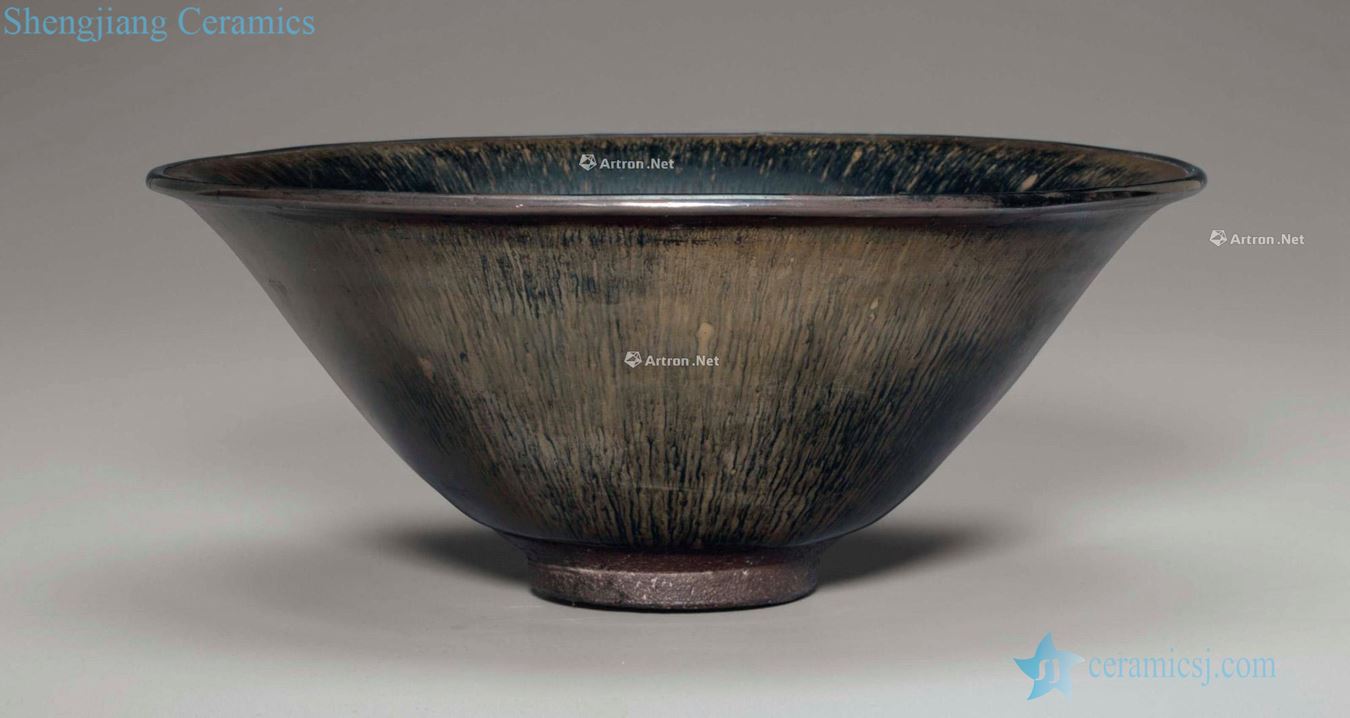 SOUTHERN SONG DYNASTY (1127 ~ 1127) is A VERY RARE LARGE JIAN 'HARE' S FUR CONICAL BOWL