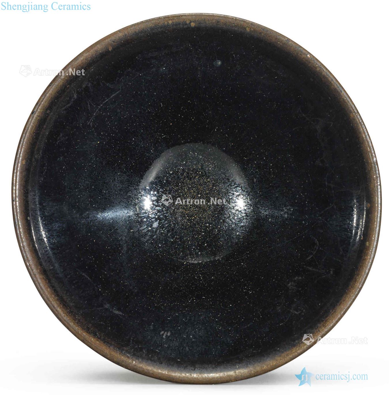 The song to build kilns black glaze 盌