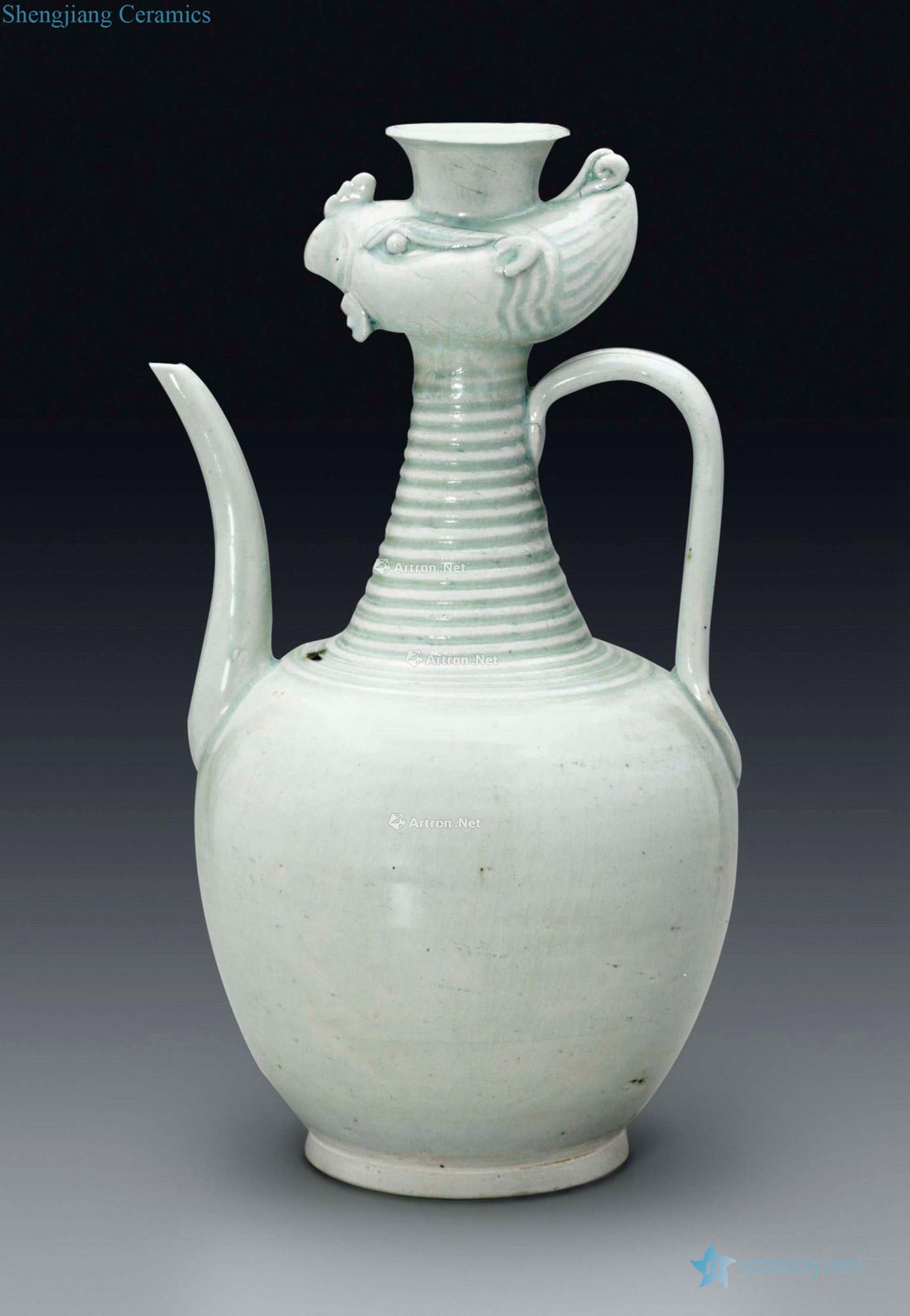 SOUTHERN SONG DYNASTY (1127 ~ 1127) is A VERY RARE QINGBAI "PHOENIX" EWER