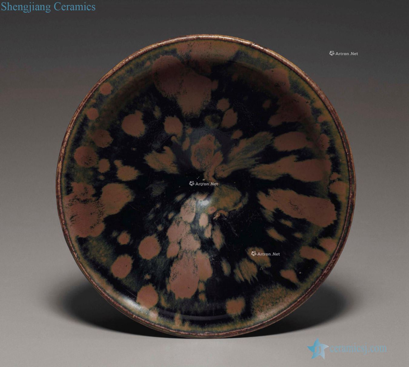 NORTHERN SONG and JIN DYNASTY, 11 th ~ 12 th CENTURY A RUSSET - SPLASHED BLACK - GLAZED BOWL