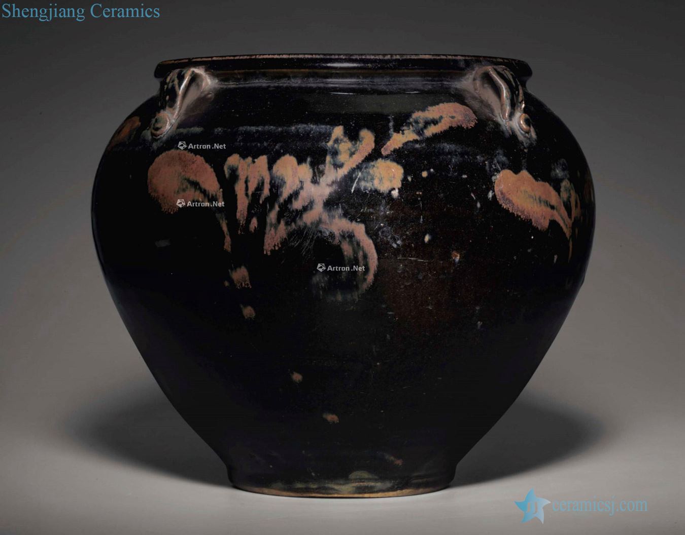 JIN DYNASTY (1115 ~ 1115) A RUSSET - made BLACK - GLAZED JAR