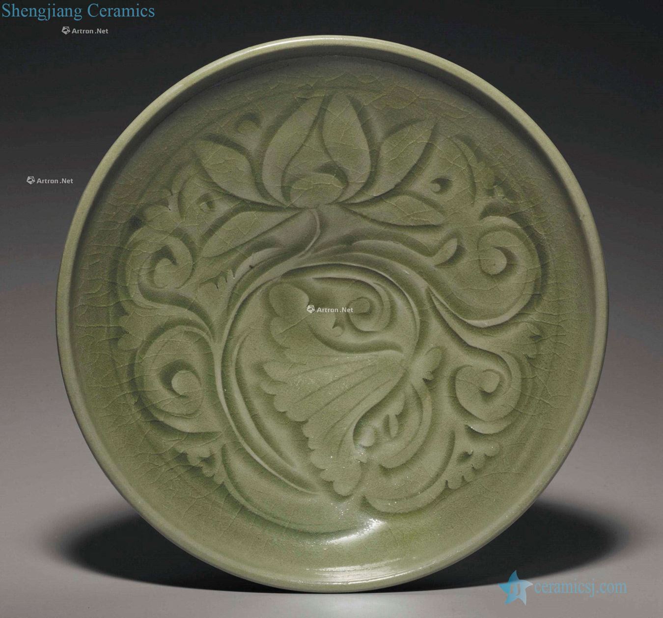 NORTHERN SONG and JIN DYNASTY, 12 th ~ 13 th CENTURY A CARVED YAOZHOU "LOTUS" DISH