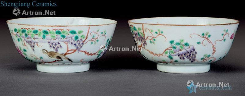 Qing powder enamel bowls (2)