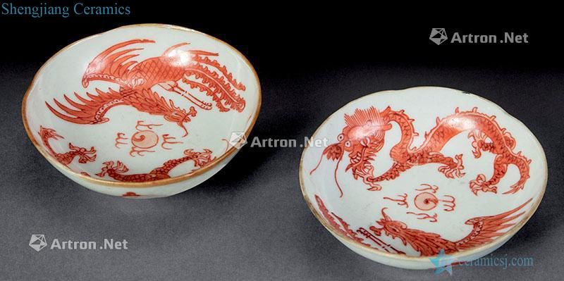 qing The red color longfeng plate (2)