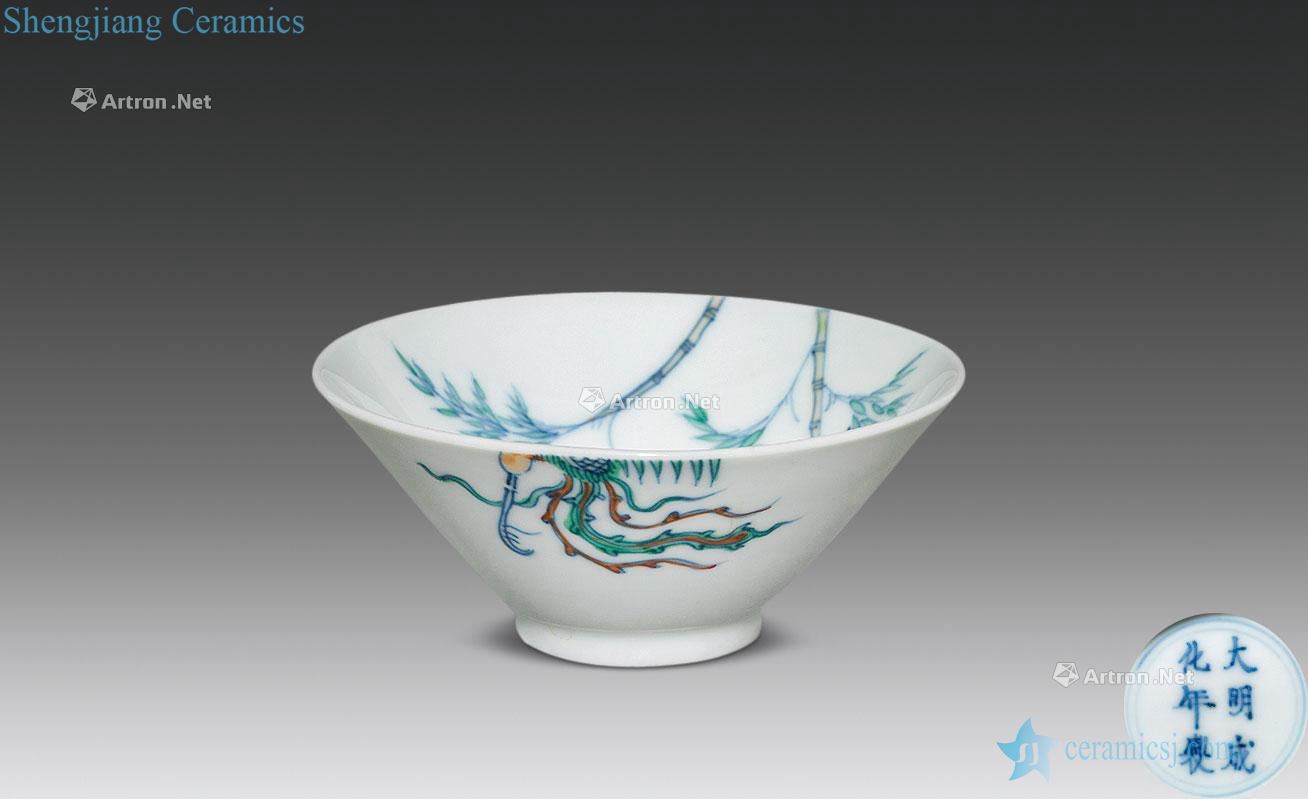 The qing emperor kangxi Bucket fengming in bamboo bowl