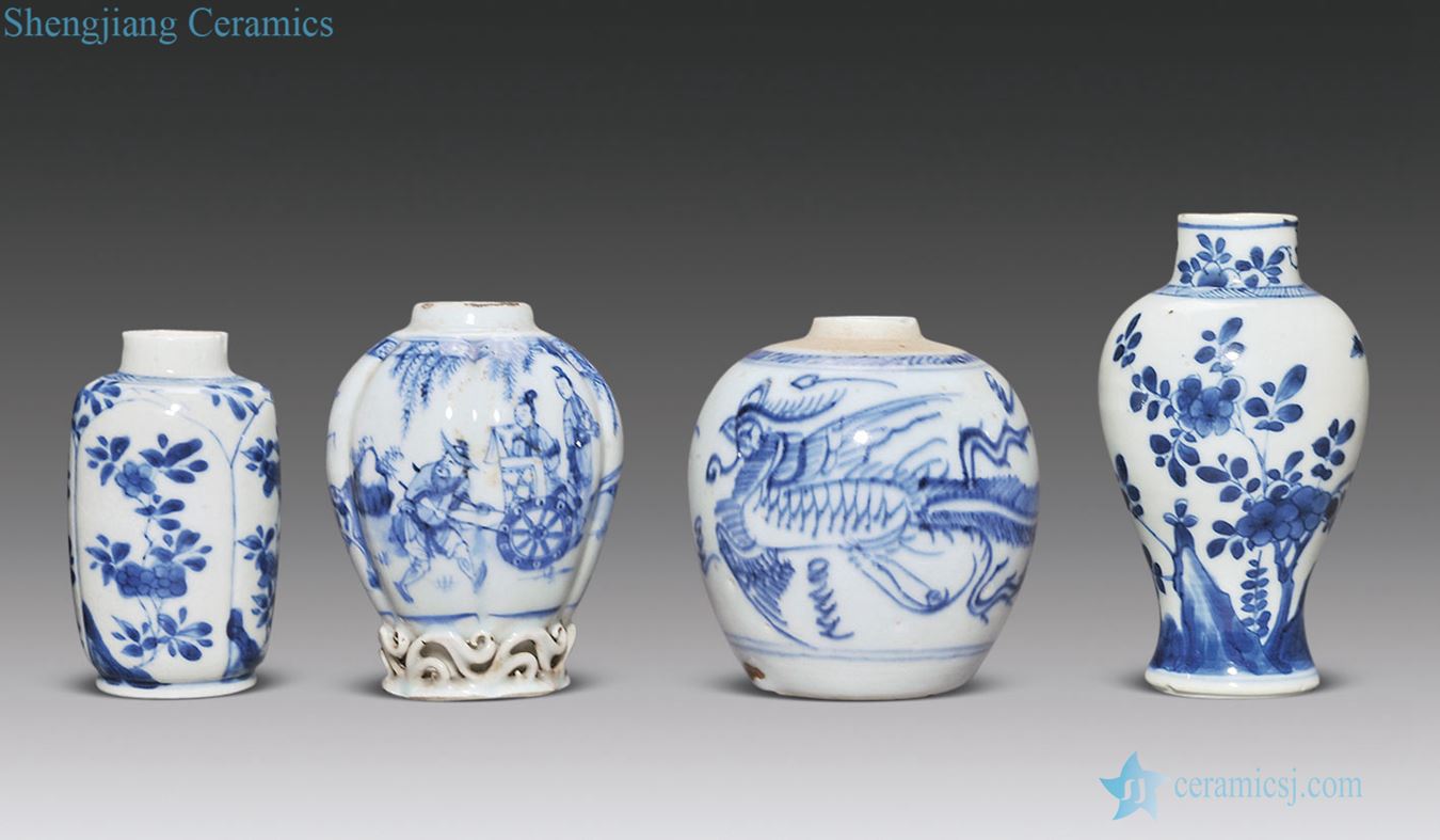 The qing emperor kangxi, yongzheng small canister (four pieces)