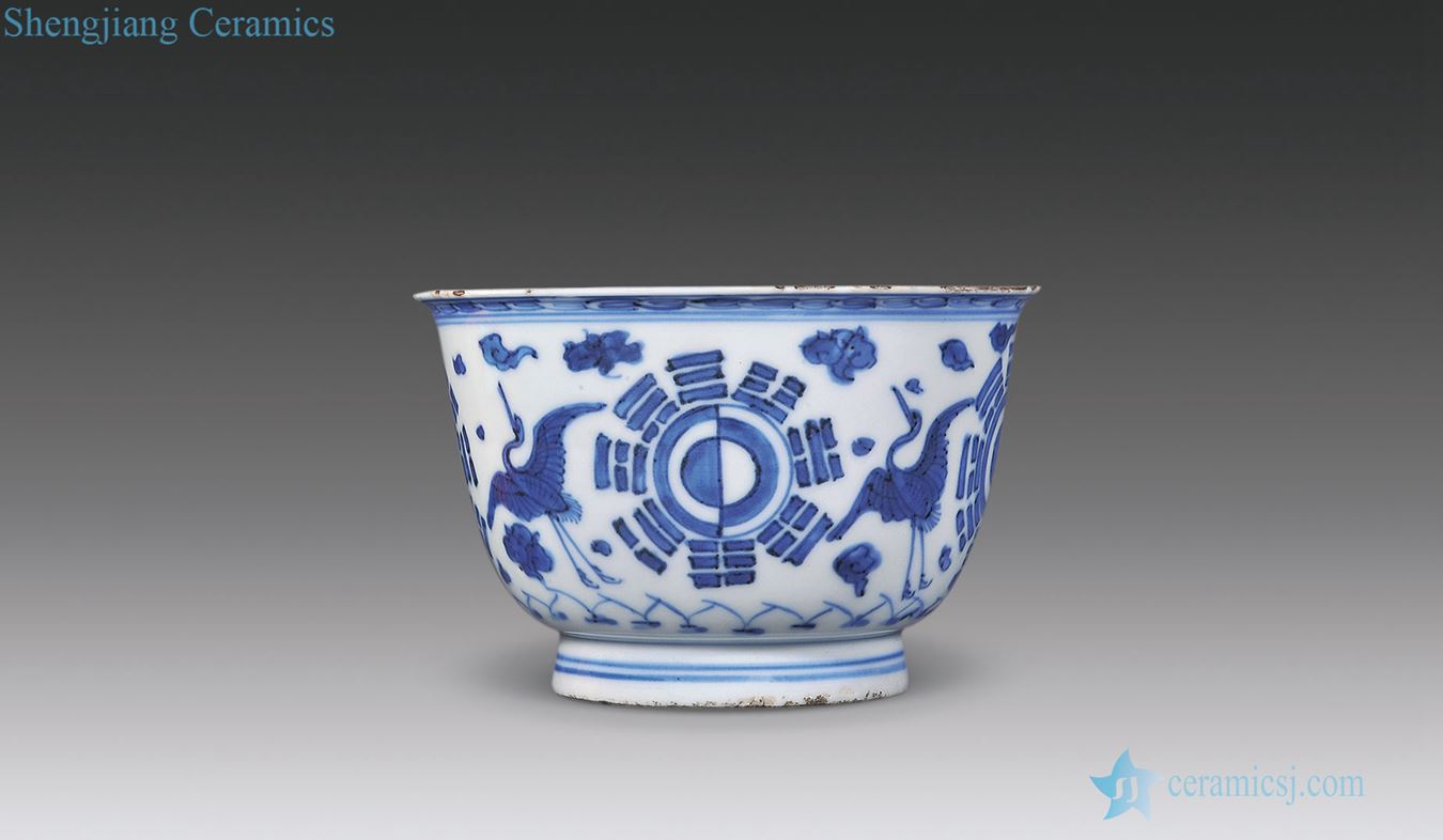 In the late Ming Blue and white gossip James t. c. na was published grain admiralty bowl