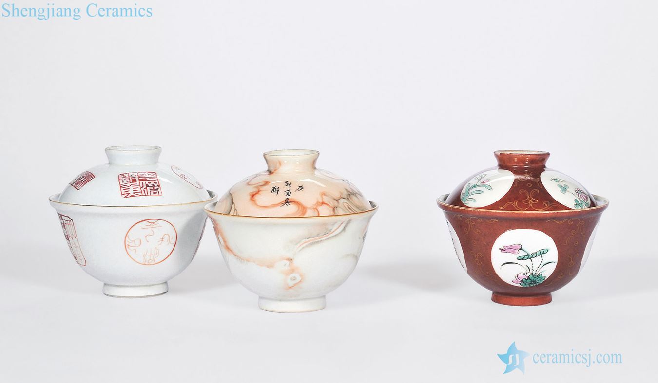 Qing qianlong pastel tureen (three)