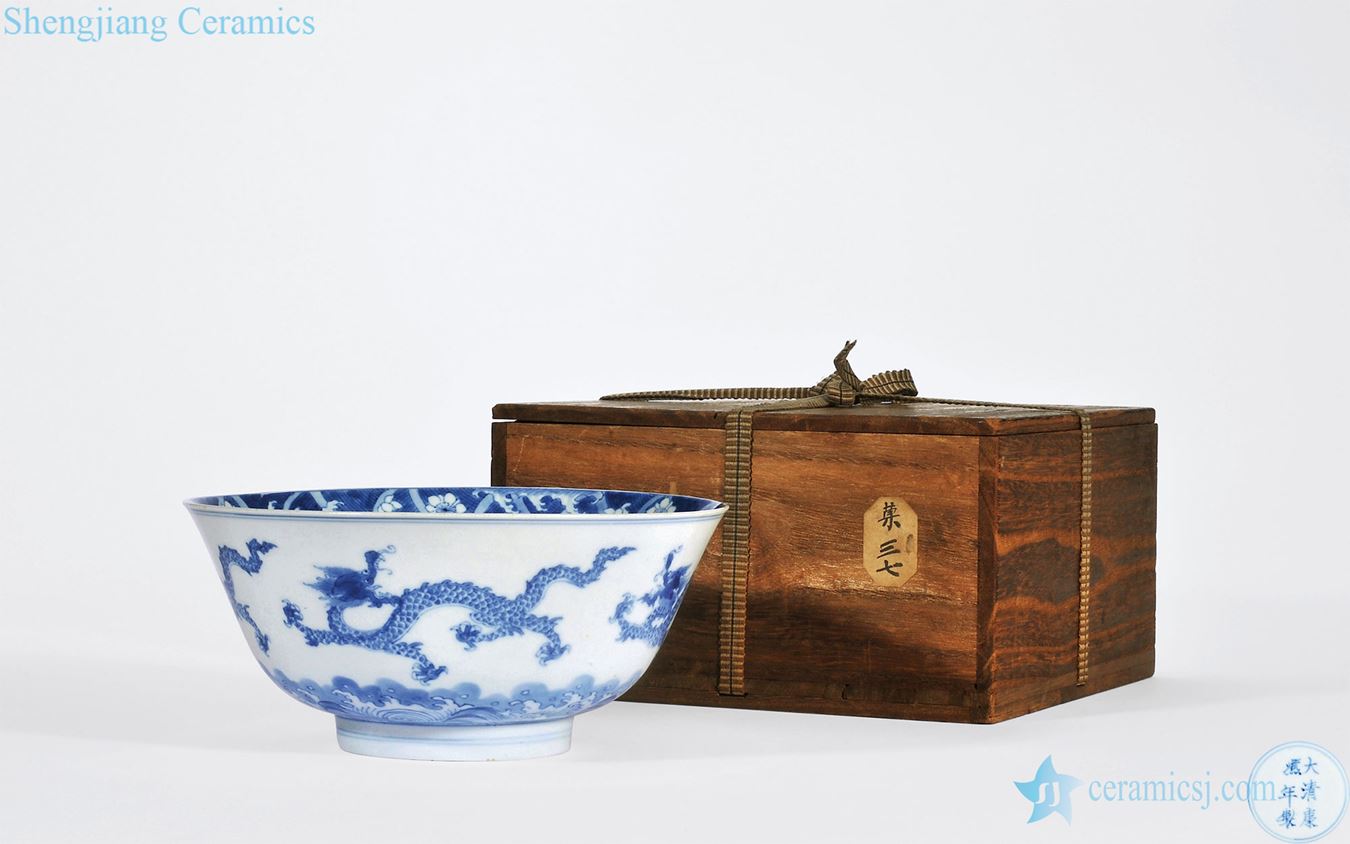 The qing emperor kangxi Blue and white five three bowls