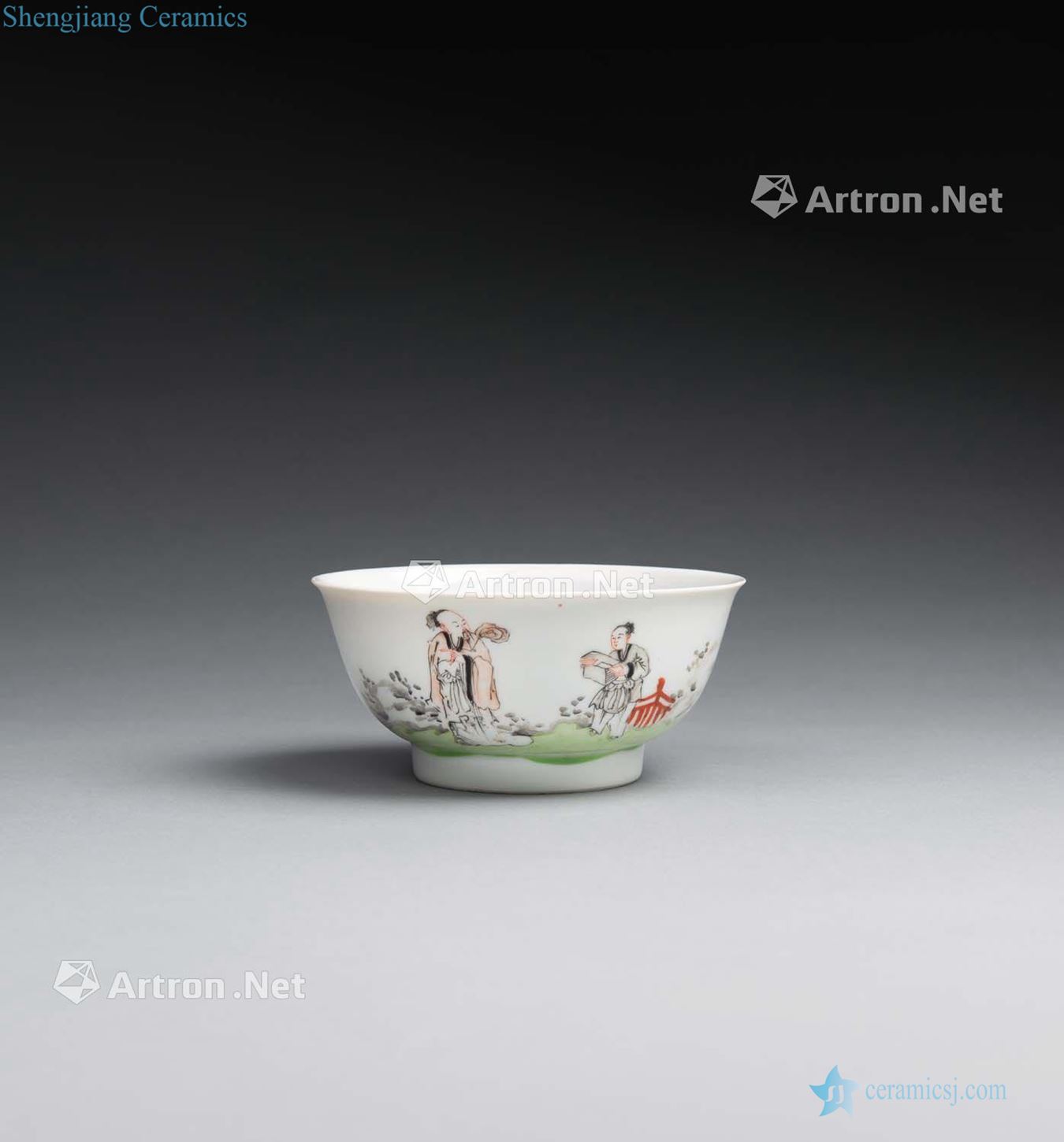 Qing yongzheng period Pastel shadow bowl