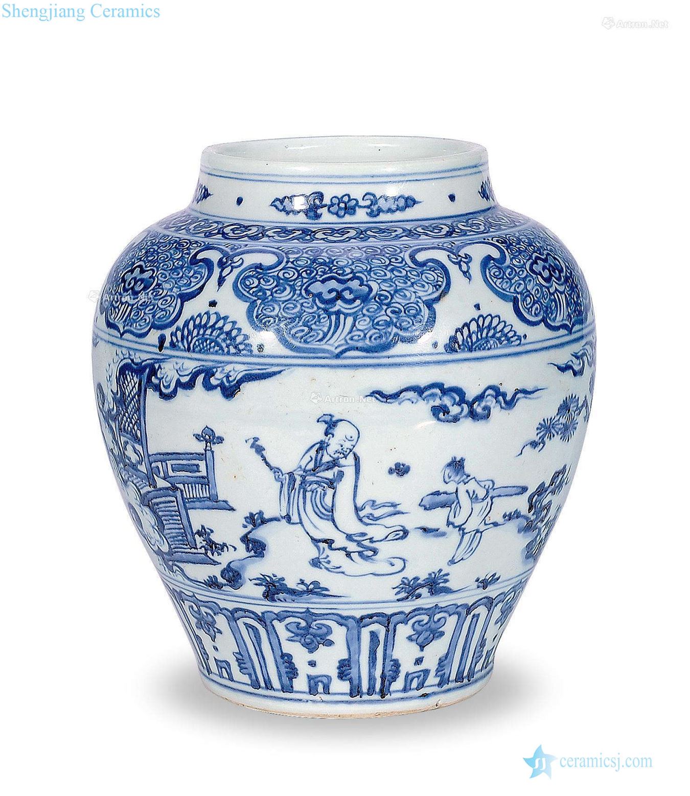 Ming in the 15th century Panasonic Gao Shitu canister
