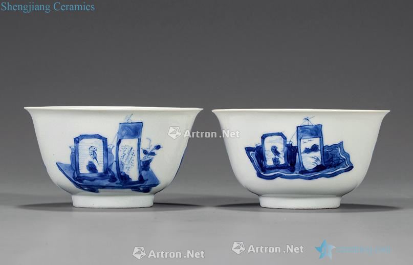 The qing emperor kangxi porcelain omen grain cup (a)