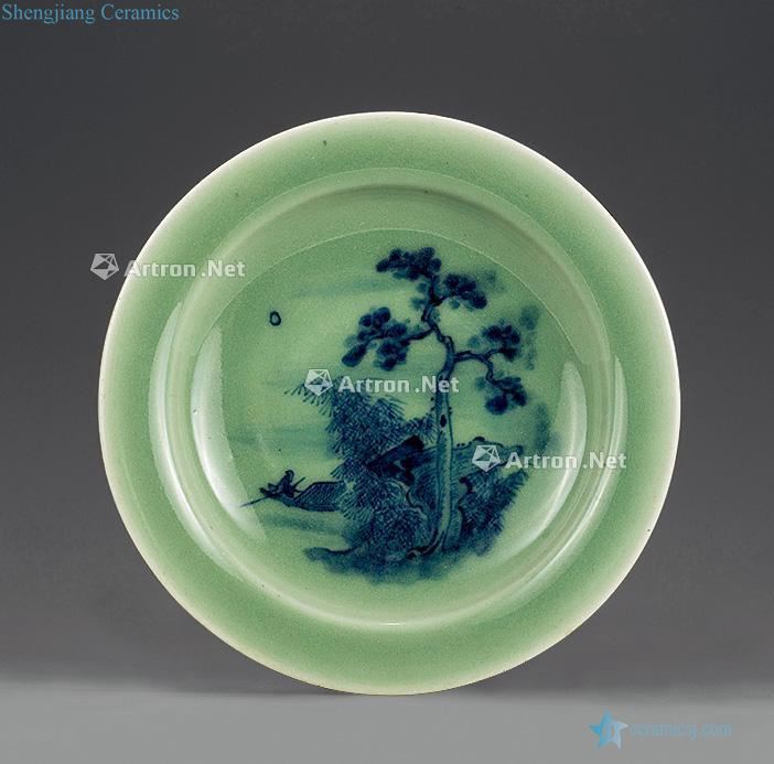 Qing qianlong pea green character set