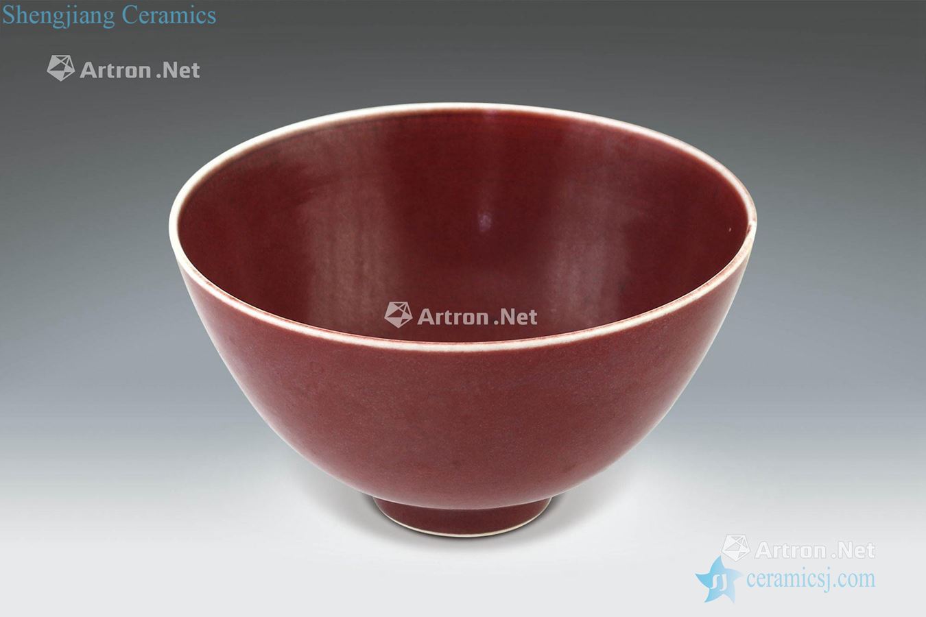 Ming xuande ji red glaze bowls