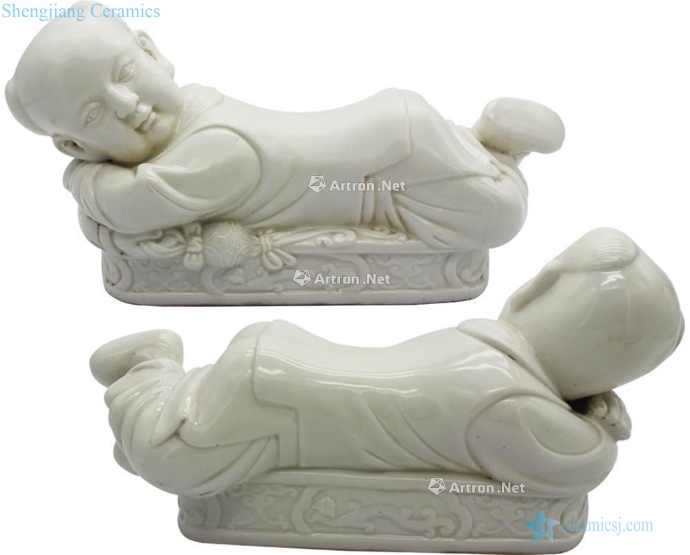 The song dynasty kiln child pillow