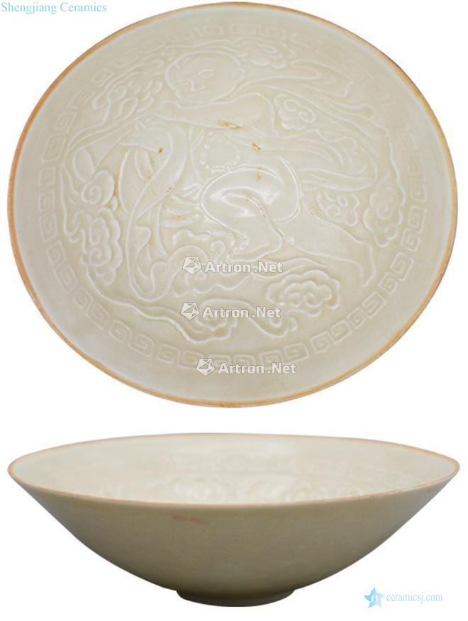 Kiln carved YingXiWen bowl