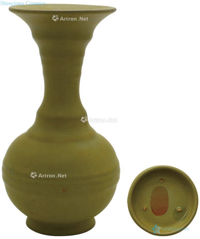 Song celadon bowstring grain tiny mouth bottle