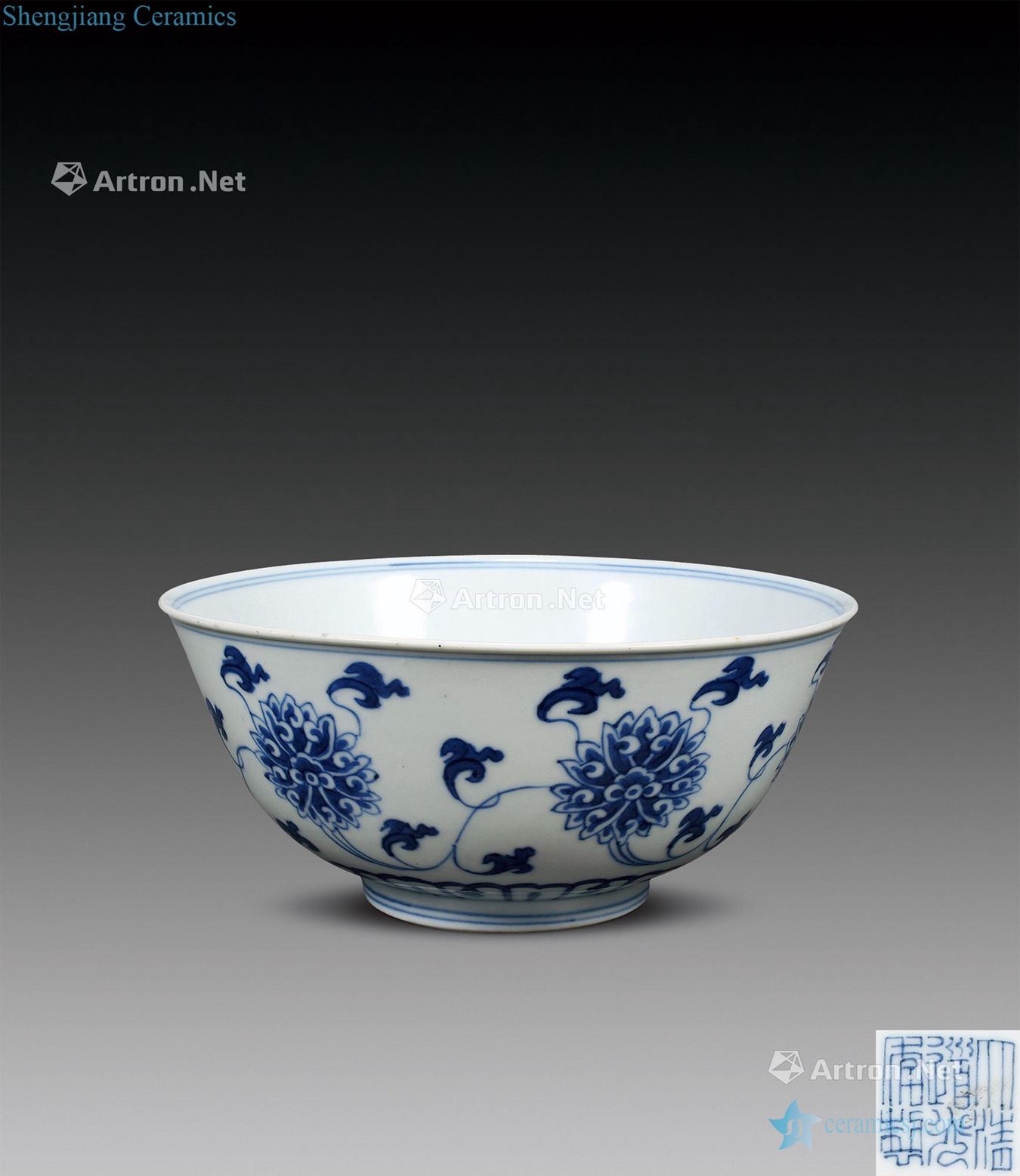 Made during the qing daoguang "light" with lotus flower bowls