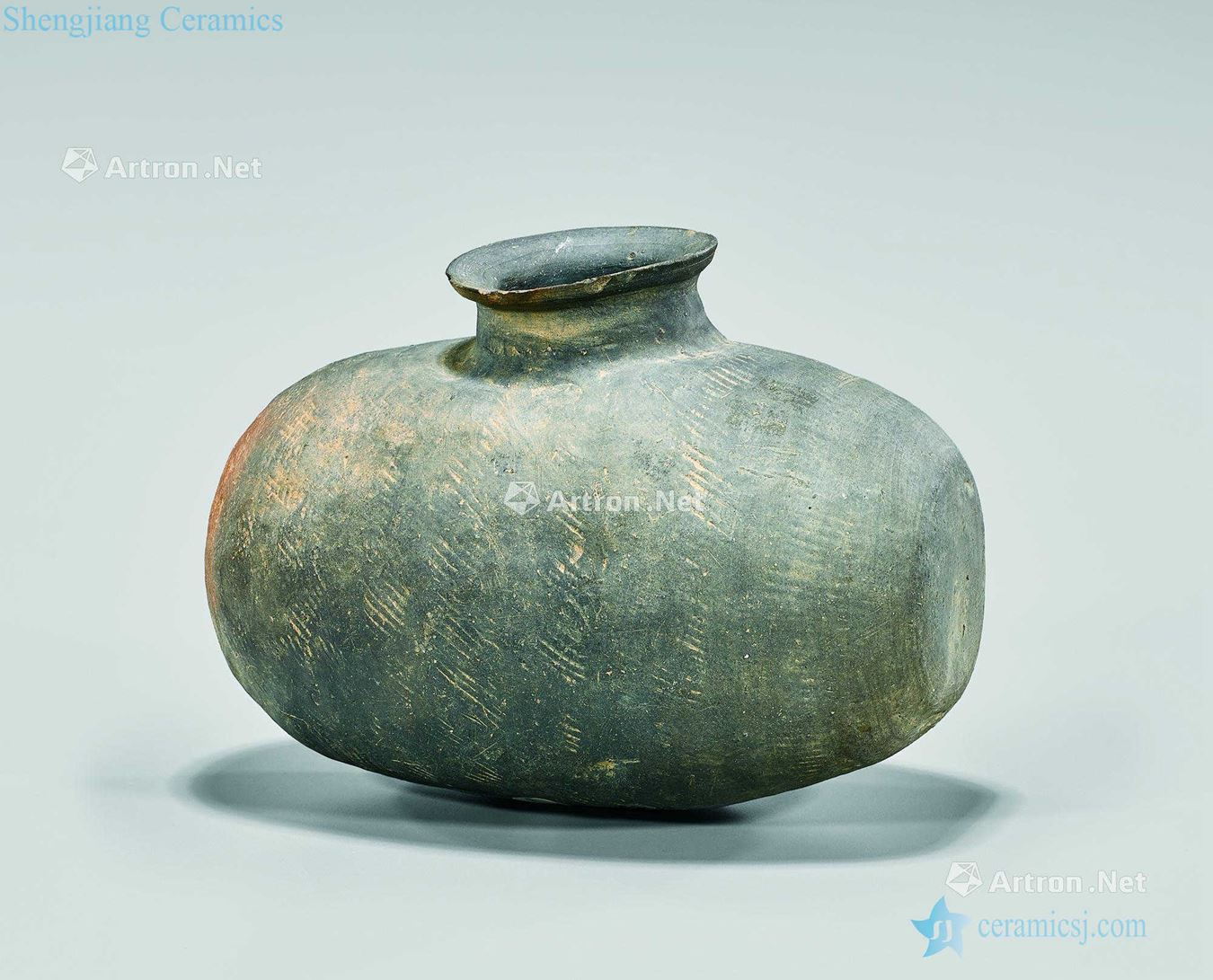 SILLA DYNASTY POTTERY COCOON JAR