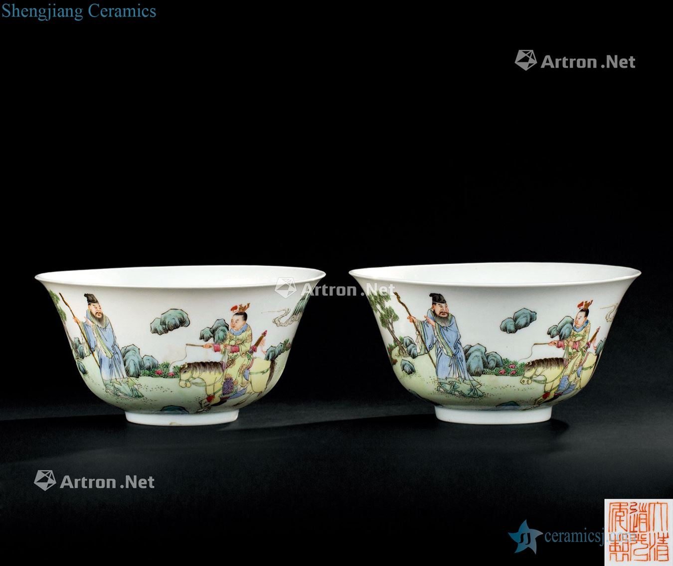 In the qing dynasty (1644-1911), stories of pastel green-splashed bowls (a)
