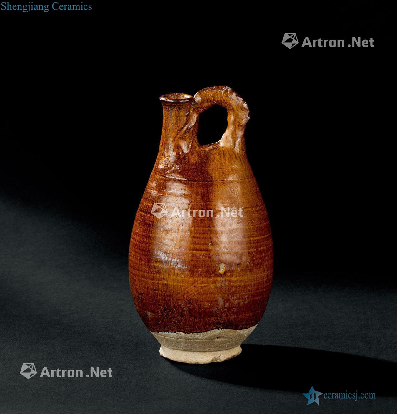 Liao dynasty (907-1125), yellow glaze comb skins