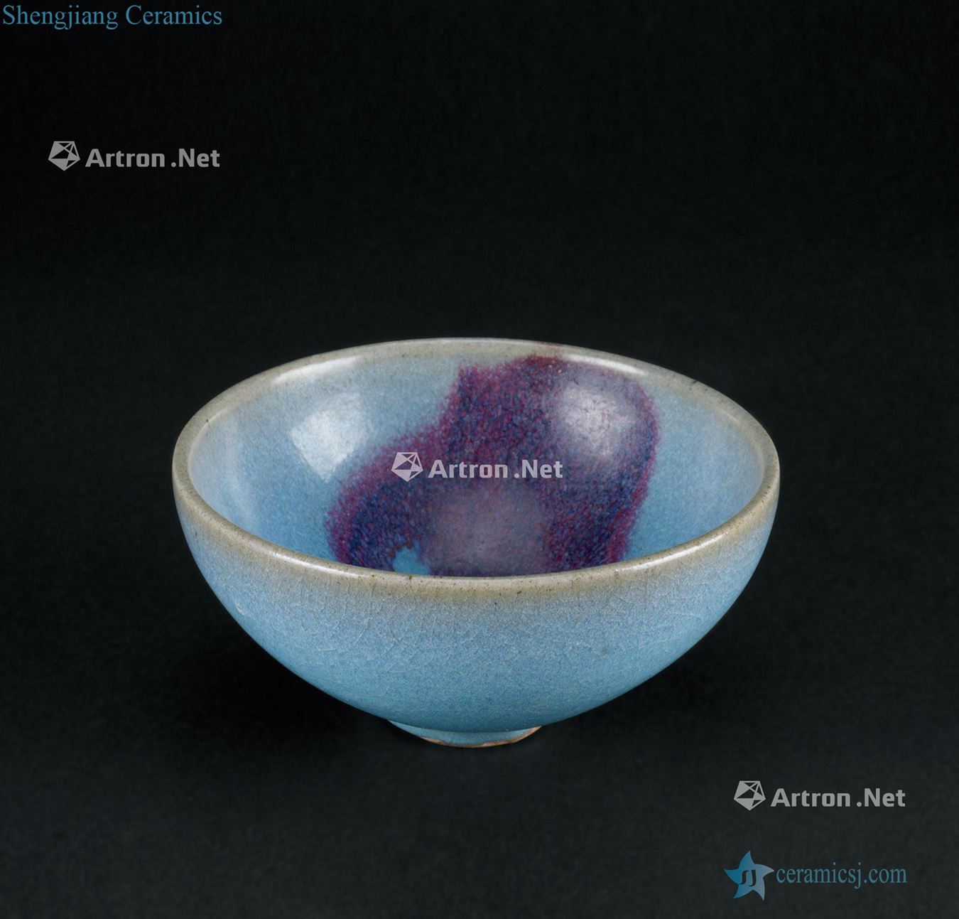 The yuan dynasty (1271-1368), purple masterpieces bowl