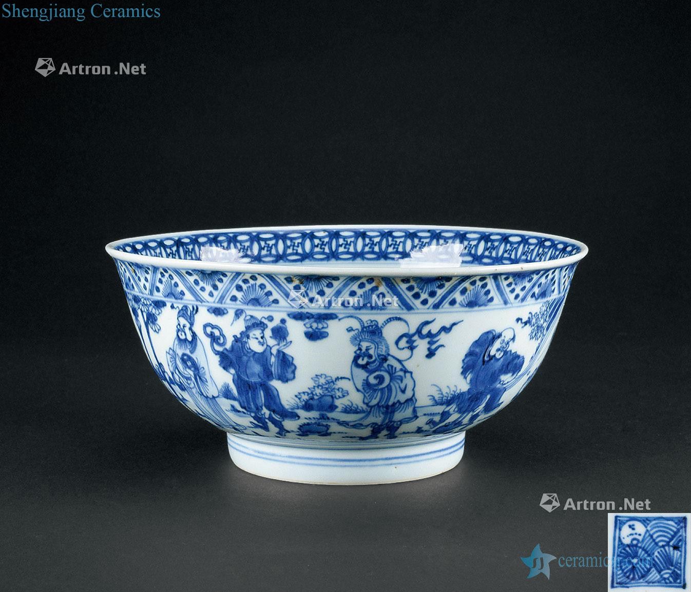 In the qing dynasty (1644-1911) blue and white dragon bowl character story