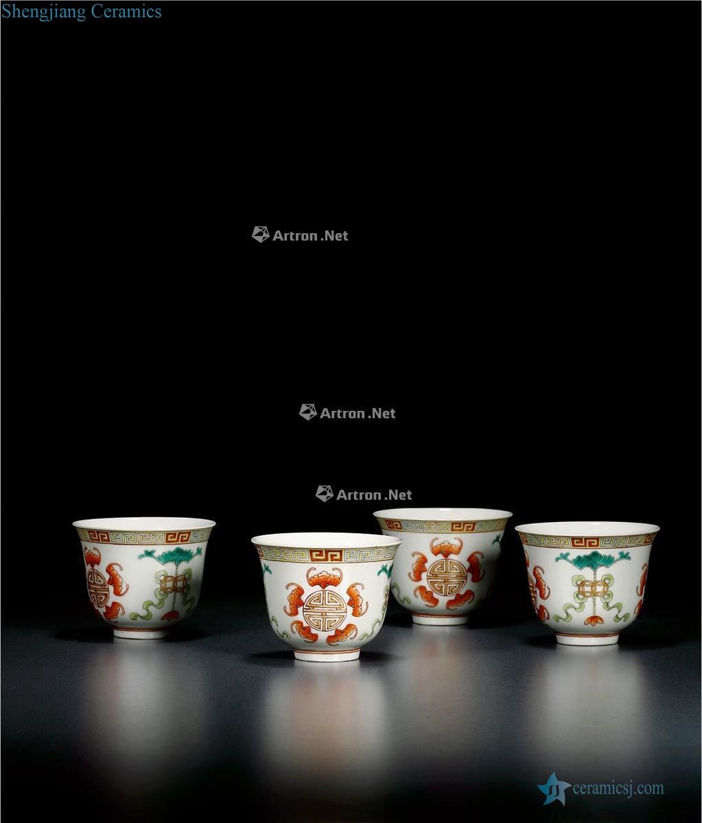 Dajing enamel cup (a group of four)