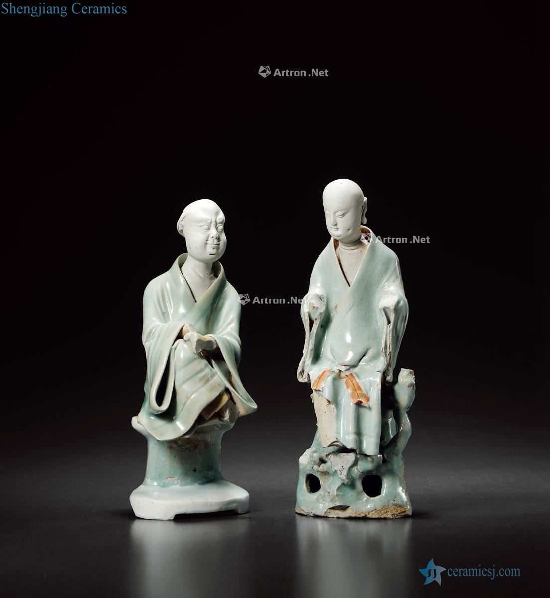 The southern song dynasty Ocean's left kiln cave (a set of two)