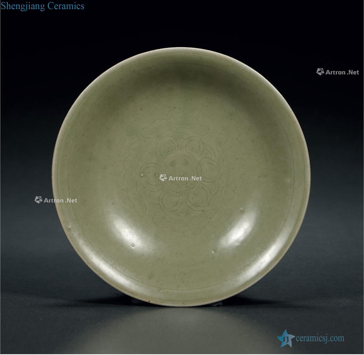 In the northern song dynasty kiln treasure phase pattern plate