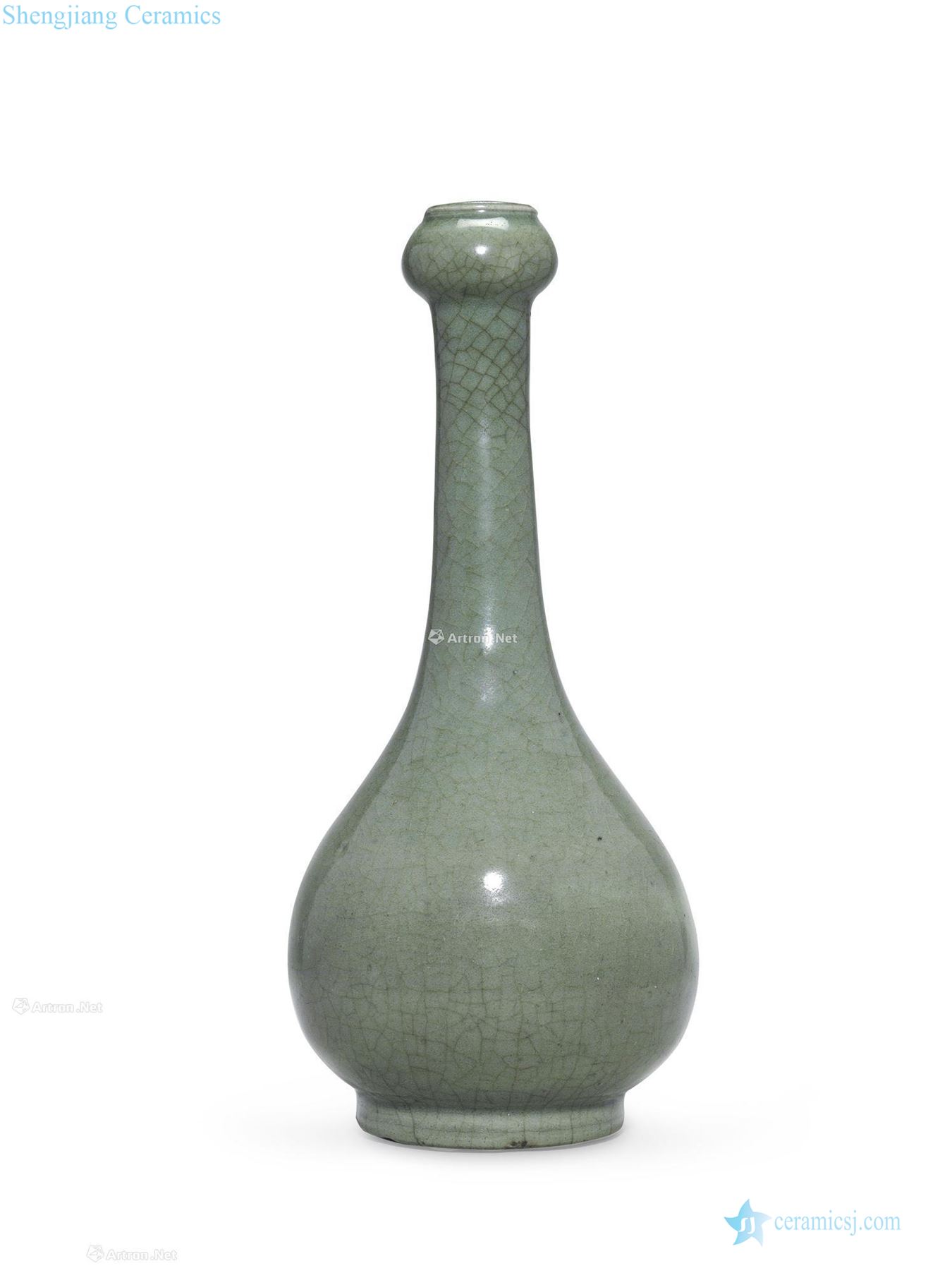 Ming Longquan green glair bottle of garlic