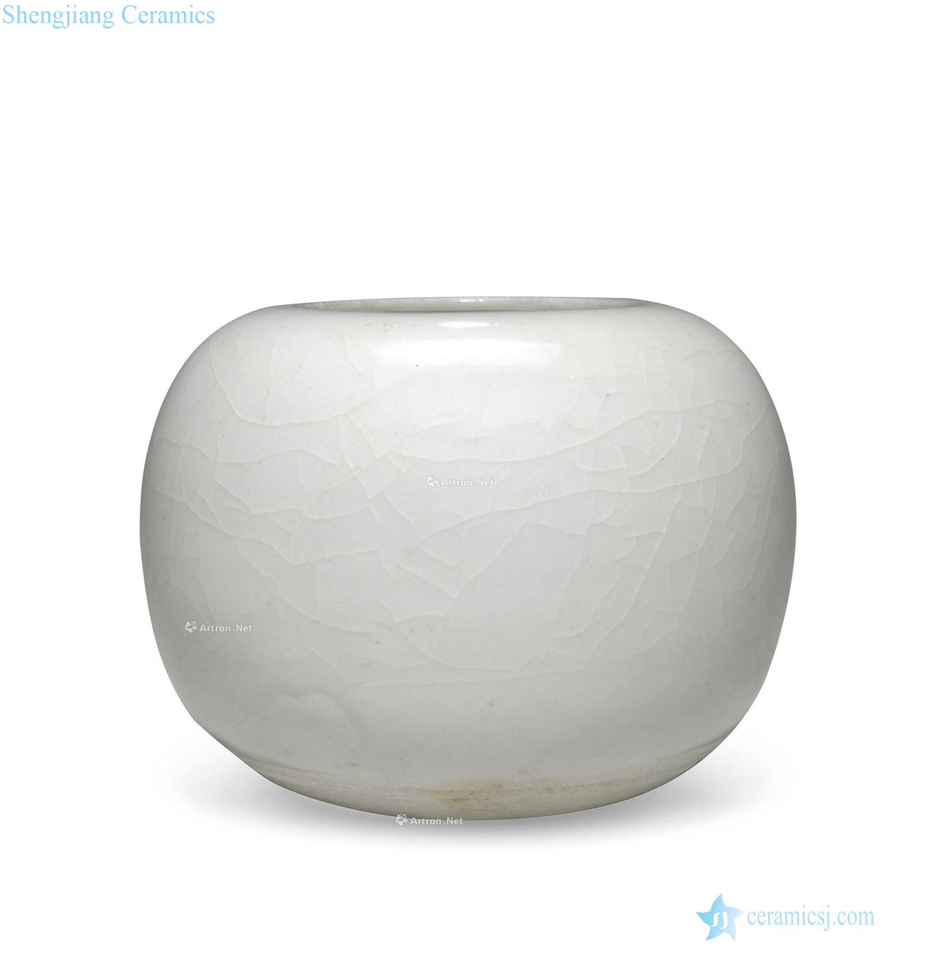 The song white glazed pot cover