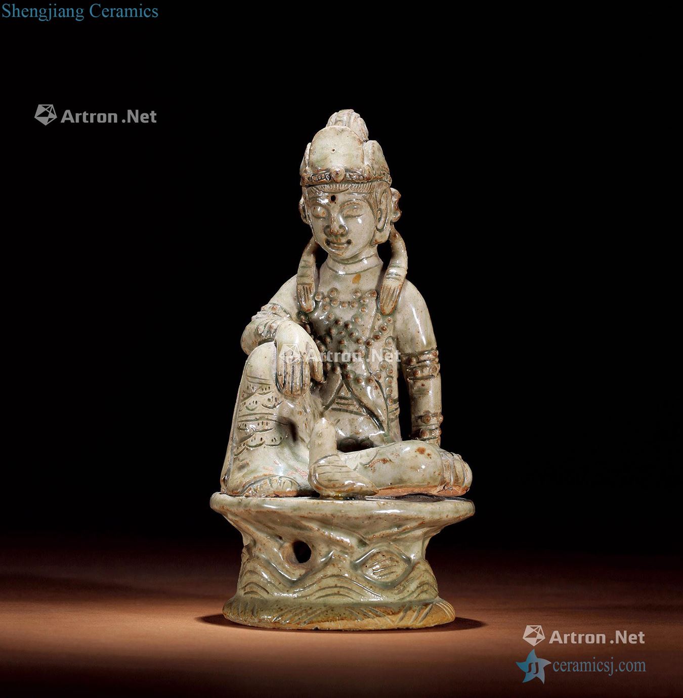 Ming dynasty celadon guan Yin