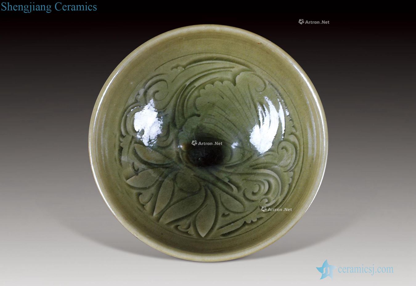 Ming Yao state kiln carved bowl