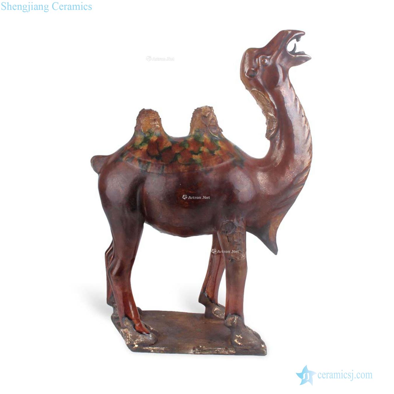 The tang dynasty Tang sancai bactrian camel (a)