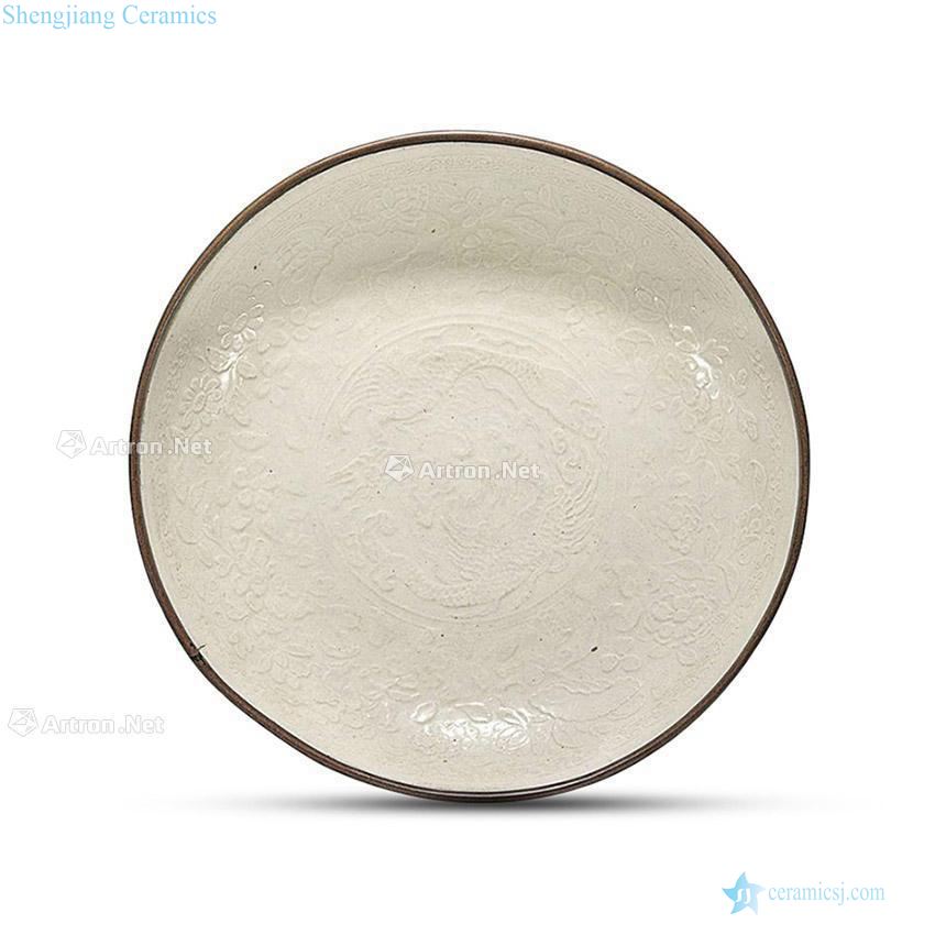 Northern song dynasty kiln carved plate