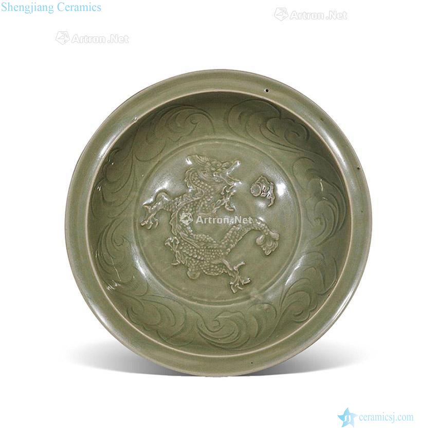 yuan Longquan celadon dragon grain market