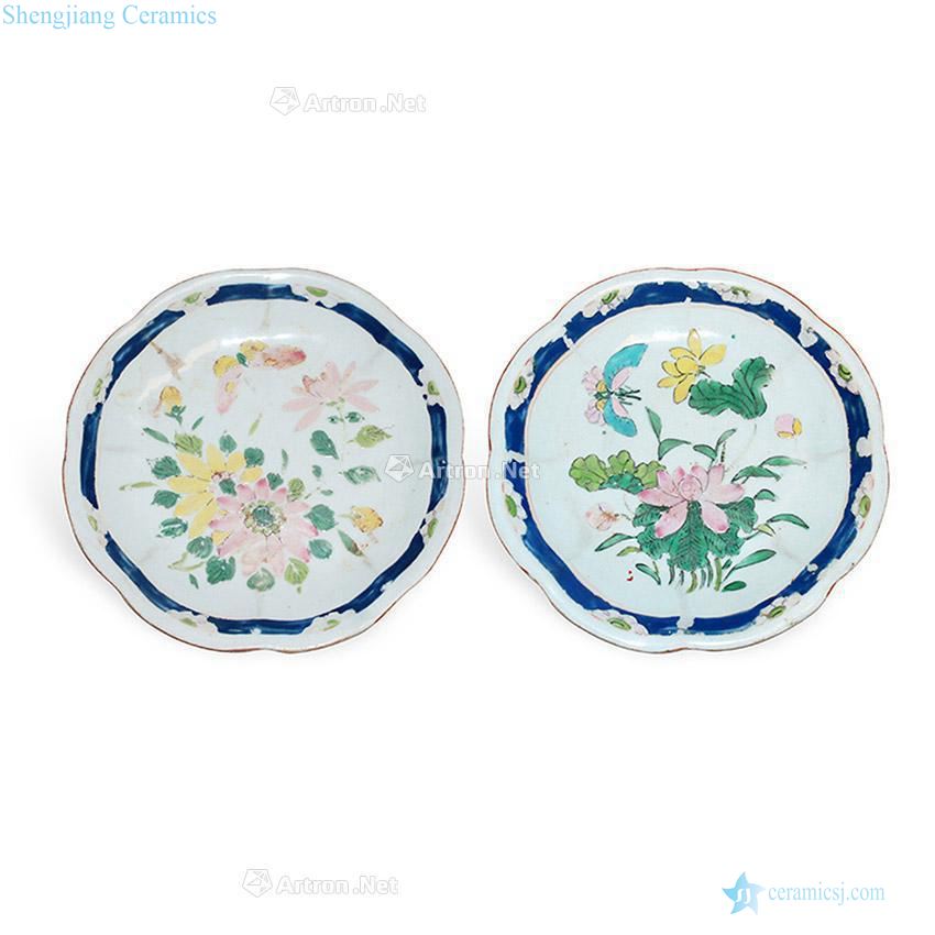 Pastel flowers in late qing dynasty grain kwai compote