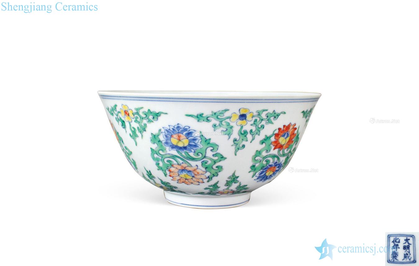 Ming bucket CaiTuan pattern big bowl