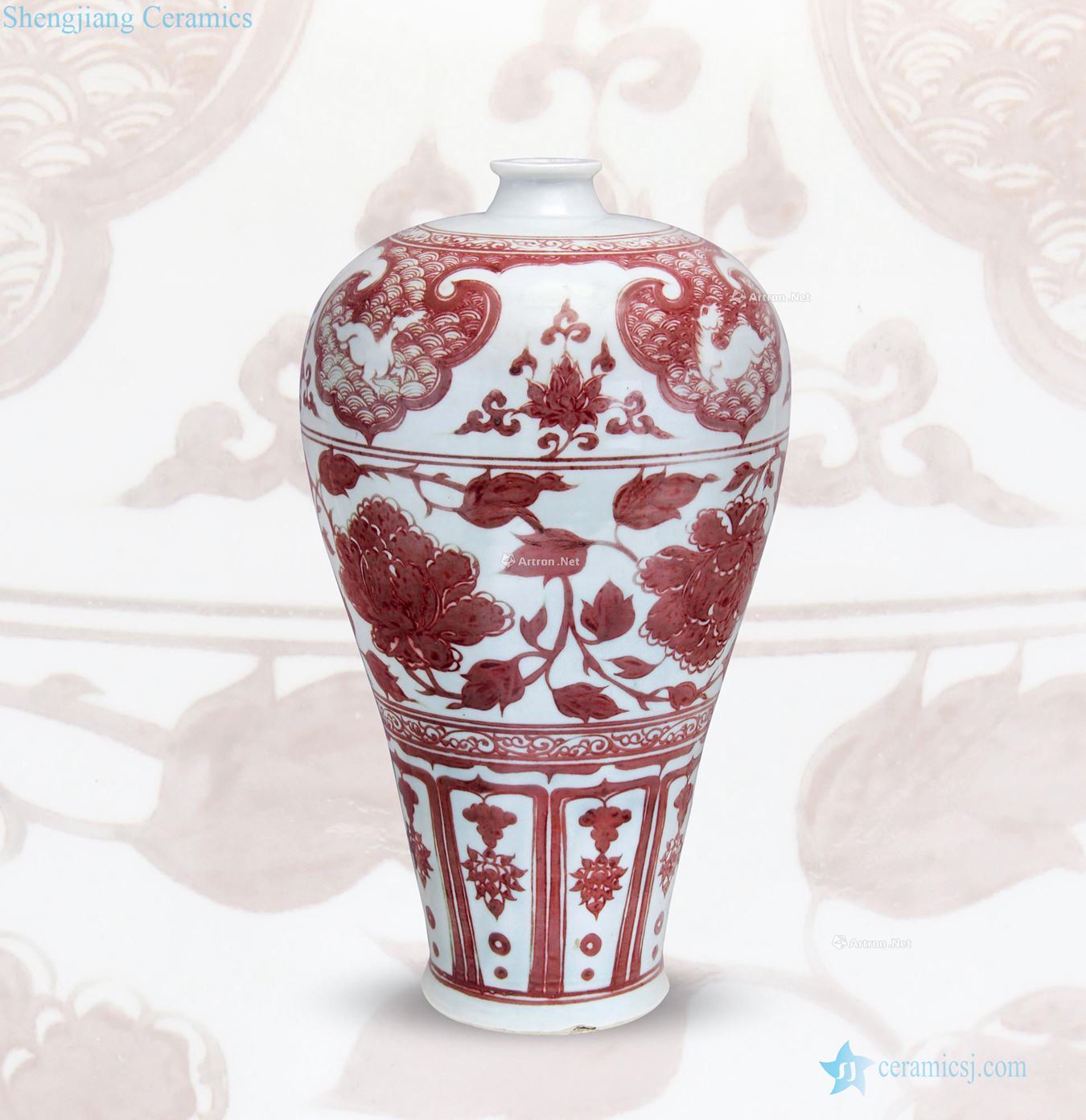 yuan Youligong peony grains may bottle